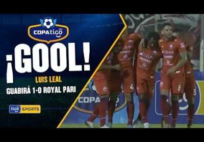 ¡Gol de Guabirá! Luis Leal definió de manera soberbia para poner arriba al ‘Azucarero’.