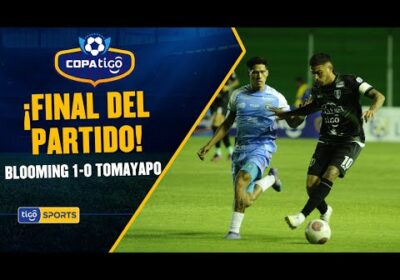 Final del partido! Blooming derrotó a Real Tomayapo con gol de Rafinha.
