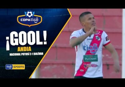 #CopaTigoClausura 🏆 ¡Gol de Nacional Potosí! Marcos Andia anotó.
