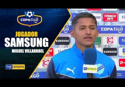 #CopaTigoClausura 🏆 Estas fueron las palabras del Jugador Samsung. #TigoSportsBolivia ⚽