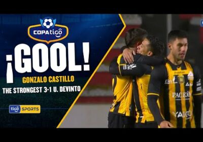 ¡Gol de The Strongest! Gonzalo Castillo aumenta la ventaja atigrada.