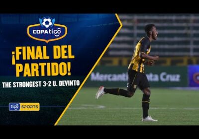 ¡Final del partido! The Strongest logró derrotar a Universitario de Vinto en La Paz.