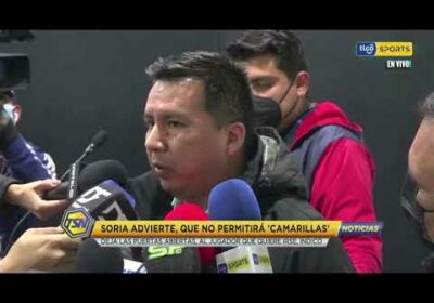 #TigoSportsNoticias 🚨 Soria advierte, que no permitirá ‘Camarillas’.