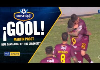 ¡Gol de The Strongest! Martín Prost pone en ventaja al ‘Tigre’.