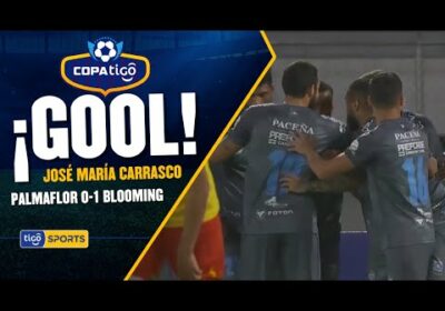 ¡Gol de Blooming! La ‘Academia’ cruceña se pone en ventaja en Cochabamba.