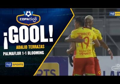 ¡Gol de Atlético Palmaflor! Adalid Terrazas marca el gol del empate en el Félix Capriles.