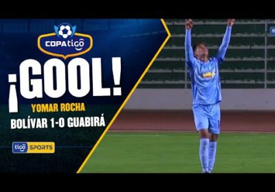 ¡Gol de Bolívar! Yomar Rocha sacó un tremendo disparo para poner en ventaja a la ‘Academia’.