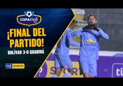 ¡Final del partido! Bolívar derrotó a Guabirá en el Hernando Siles.