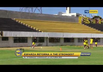 #CopaTigoClausura 🏆Esparza retorna a The Strongest. El ‘Atigrado’ consiguió la victoria 900.