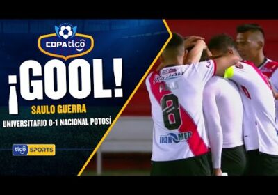 ¡Gol de Nacional Potosí! Saulo Guerra pone en ventaja al ‘Rancho Guitarra’.