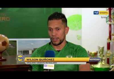 Mano a mano con Wilson Quiñonez, referente ‘Albiverde’. Un puesto fijo en el Onceno de ‘Platiní’.
