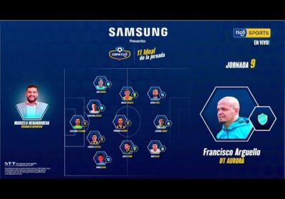 Samsung nos trae el 11 ideal de la Fecha 9 por Marcelo Ochandorena.