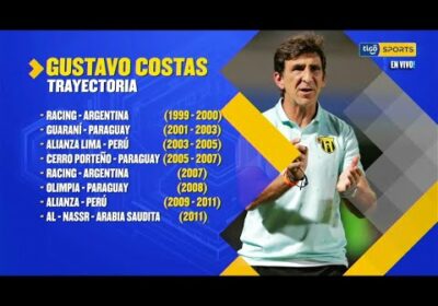 Esta es la trayectoria de Gustavo Costas, nuevo DT. de la Selección boliviana.