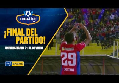 #CopaTigoClausura 🏆 Con goles de Calero y Ovejero, Universitario logró una importante victoria.