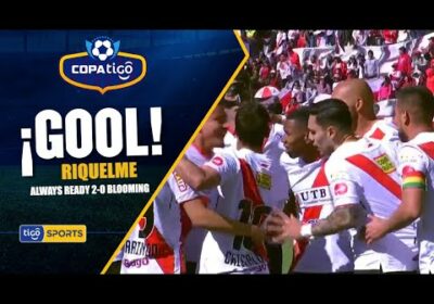 #CopaTigoClausura 🏆 15′ ¡Gol de Always Ready! Marcos Riquelme aumenta la ventaja del ‘Millonario’.