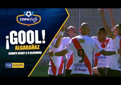 #CopaTigoClausura 🏆 25’¡Gol de Always Ready! Zurdazo de Algarañaz a colocar para anotar el tercero.