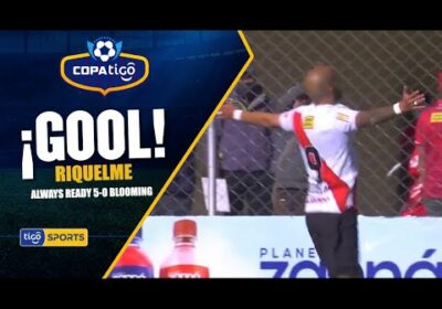 #CopaTigoClausura 🏆 56′ ¡Gol de Always Ready! Marcos Riquelme y un derechazo para anotar el quinto.