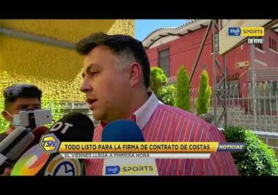 #TigoSportsNoticias🚨Todo listo para la firma de contrato de Costas. El viernes llega a primera hora.