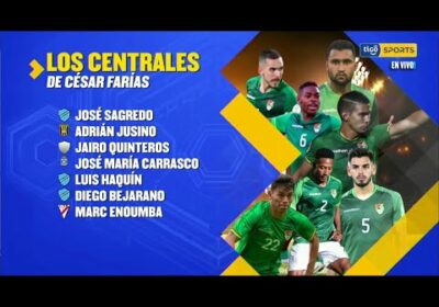 Estos son los centrales que utilizó Cesar Farías en la Selección.