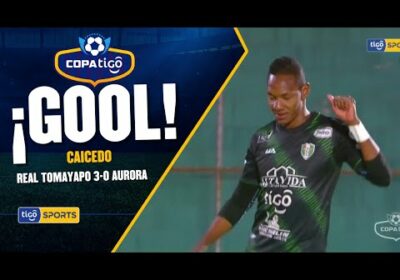 ¡Gol de Real Tomayapo! Eber Caicedo sella el triunfo tarijeño.