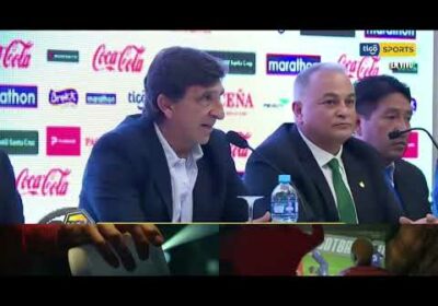 #TigoSportsNoticias 🚨La noticia Samsung del día. Gustavo Costas fue presentado.