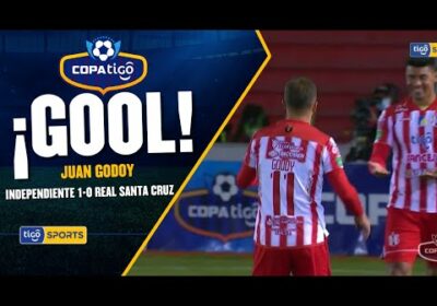 ¡Gol de Independiente Petrolero! Juan Godoy anota el primer gol del partido.