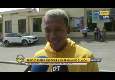 #CopaTigoClausura 🏆 Reinoso espera anotarle a su gran amigo Daniel Vaca.