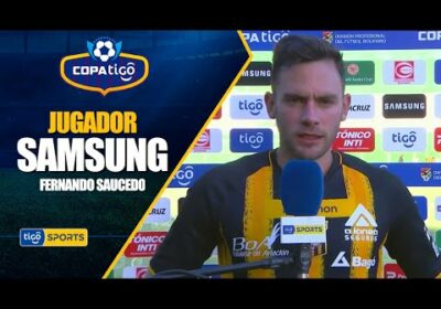 #CopaTigoClausura🏆 Estas fueron las palabras del Jugador Samsung. #TigoSportsBolivia⚽