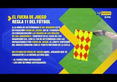 #LaboratorioFútbol 🔬El fuera de juego, regla 11 del fútbol.