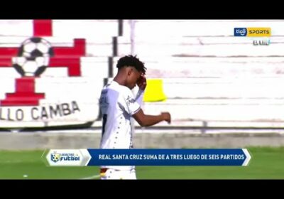 Real Santa Cruz suma de a tres luego de seis partidos.