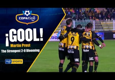 ¡Gol de The Strongest! Martín Prost aumenta la ventaja en el marcador.