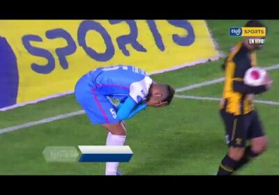 Error de Carrasco que puso al rival en ventaja al minuto 14. Su tercer autogol con Blooming