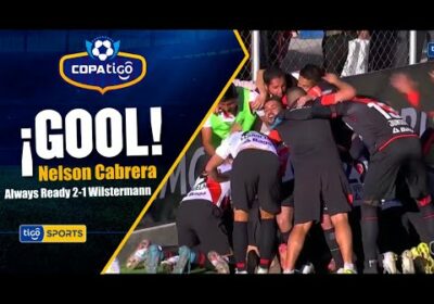 ¡Gol de Always Ready! Nelson Cabrera da vuelta el marcador.