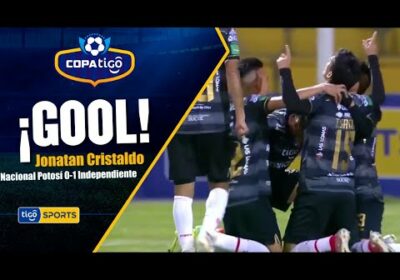 ¡Gol de Independiente Petrolero! Jonatan Cristaldo pone en ventaja a la visita.