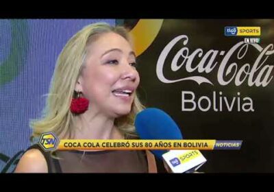 #TigoSportsNoticias 🚨Coca Cola celebró 80 años en Bolivia.