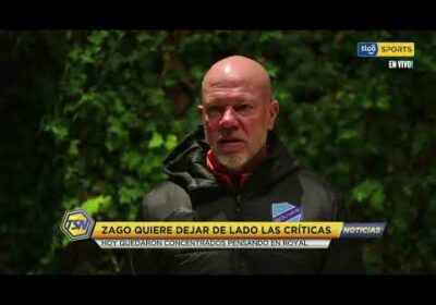 #CopaTigoClausura 🏆Zago quiere dejar de lado las críticas. Hoy quedaron concentrados.