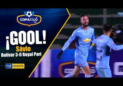 ¡Gol de Bolívar! Bruno Sávio puso el tercer gol académico.