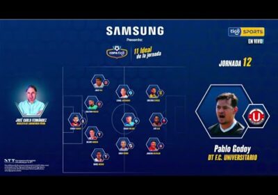 El 11 ideal de la Fecha 12 gracias a Samsung por José Carlos Fernández.
