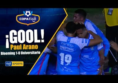 ¡Gol de Blooming! Paul Arano de cabeza pone en ventaja a la ‘Academia’ cruceña.