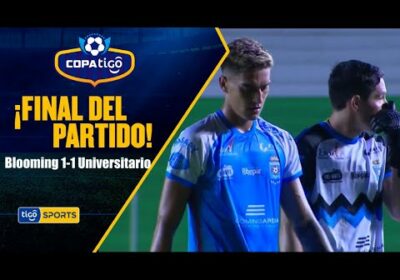 ¡Final del partido! Igualdad en el ‘Tahuichi’. Blooming 1-1 Universitario