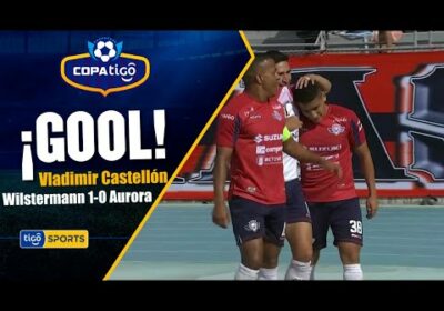 ¡Gol de Wilstermann! Vladimir Castellón pone en ventaja al ‘Aviador’.