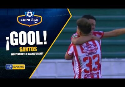 #CopaTigoClausura 🏆 41′ ¡Gol de de Independiente Petrolero! Thomaz Santos.