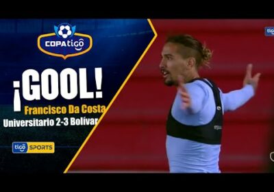 ¡Gol de Bolívar! Francisco Da Costa da vuelta el resultado en el Patria.