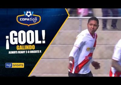 #CopaTigoClausura 🏆 24′ ¡Gol de Always Ready! Samuel Galindo resolvió con pierna izquierda.
