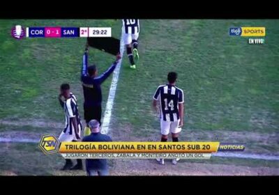 #TigoSportsNoticias 🚨La noticia Samsung del día. Trilogía Boliviana en el Santos sub-20.
