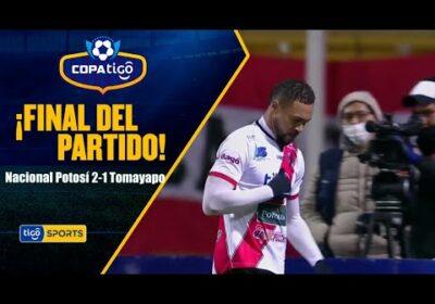 ¡Final del partido! Nacional Potosí se quedó con la victoria ante Tomayapo con un doblete de Tobar