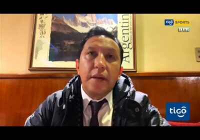 Gonzalo Cobo: “Ayer jugó bien Bolívar, rotando a la mitad de su equipo”.