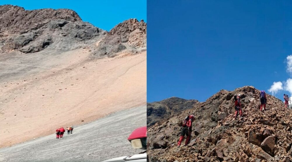 Bomberos confirma el deceso de uno de los dos escaladores que cayó en el nevado Illimani