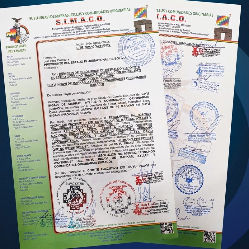 Arce agradece el apoyo de los 