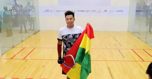 El chuquisaqueño Conrrado Moscoso es campeón del mundo en ráquetbol